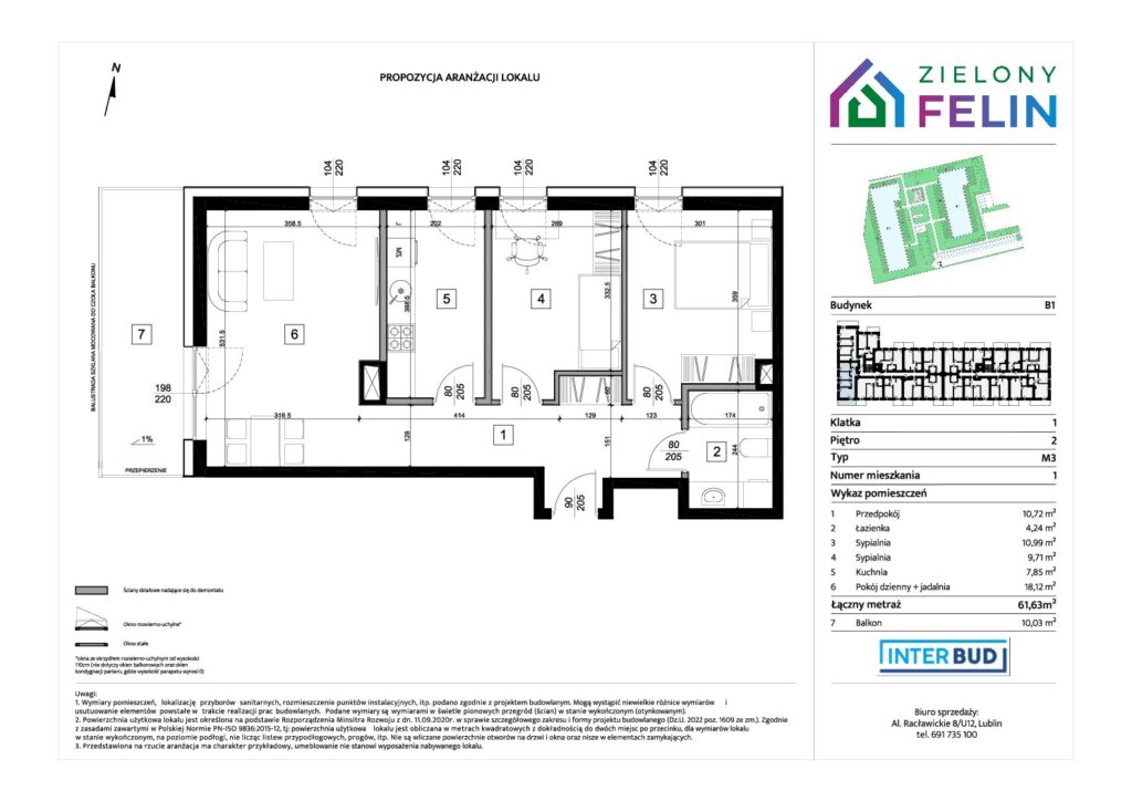 Nowe mieszkanie ZF/B1/2/1