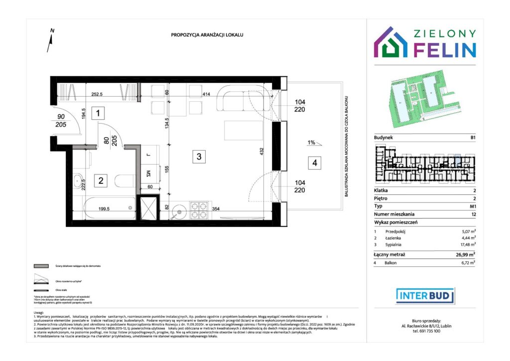 Nowe mieszkanie ZF/B1/2/12