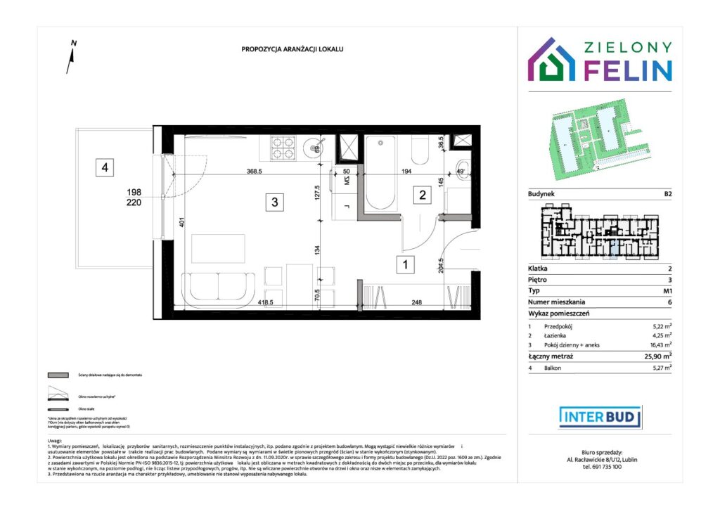 Nowe mieszkanie ZF/B2/3/6