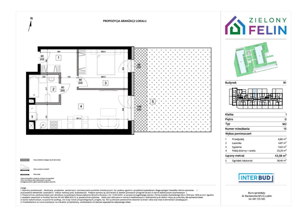Nowe mieszkanie ZF/B1/0/15