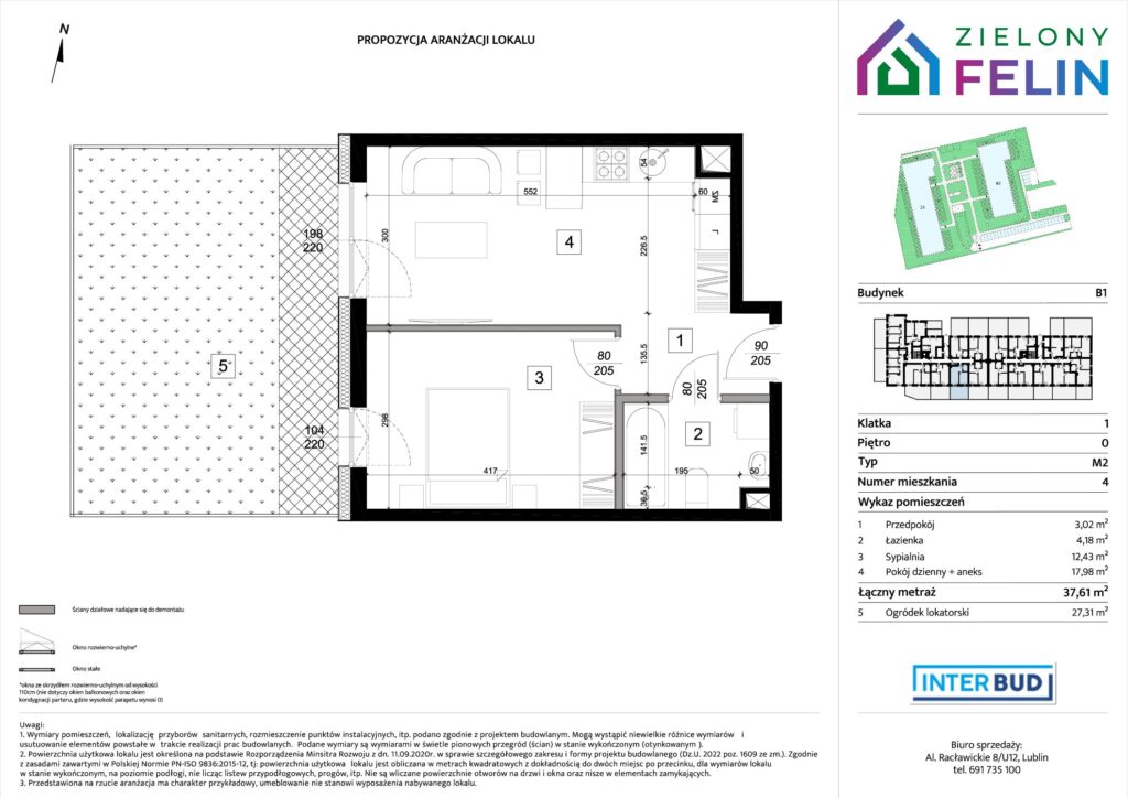 Nowe mieszkanie ZF/B1/0/4